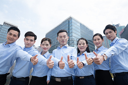 企業(yè)團隊藍領(lǐng)點贊